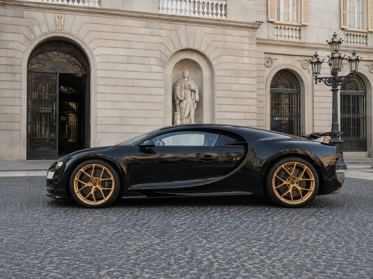 Bugatti Chiron 110 Ani 2019, exterior — Rome Luxury Car Rental, Rome. The Bugatti Chiron 110 Ani is a car that needs no introduction — and very few roads…