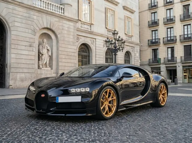 Bugatti Chiron 110 Ani 2019 — Rome Luxury Car Rental, Roma
