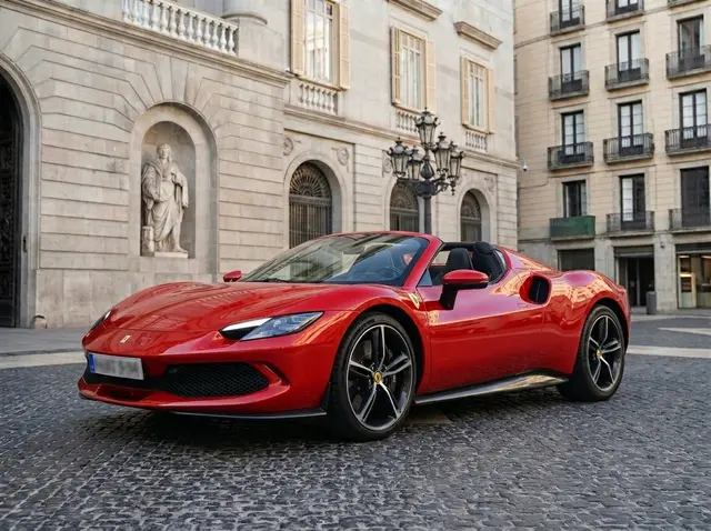 Ferrari 296 GTS Spider 2024 — Rome Luxury Car Rental, Roma