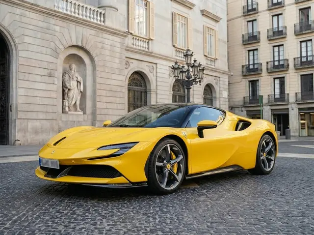 Ferrari SF90 Spider 2024 — Rome Luxury Car Rental, Roma