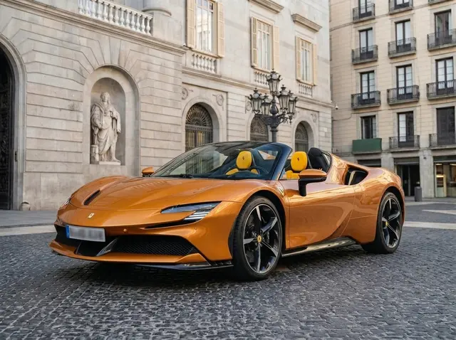 Ferrari SF90 Spider Tailor Made 2025 — Rome Luxury Car Rental, Roma