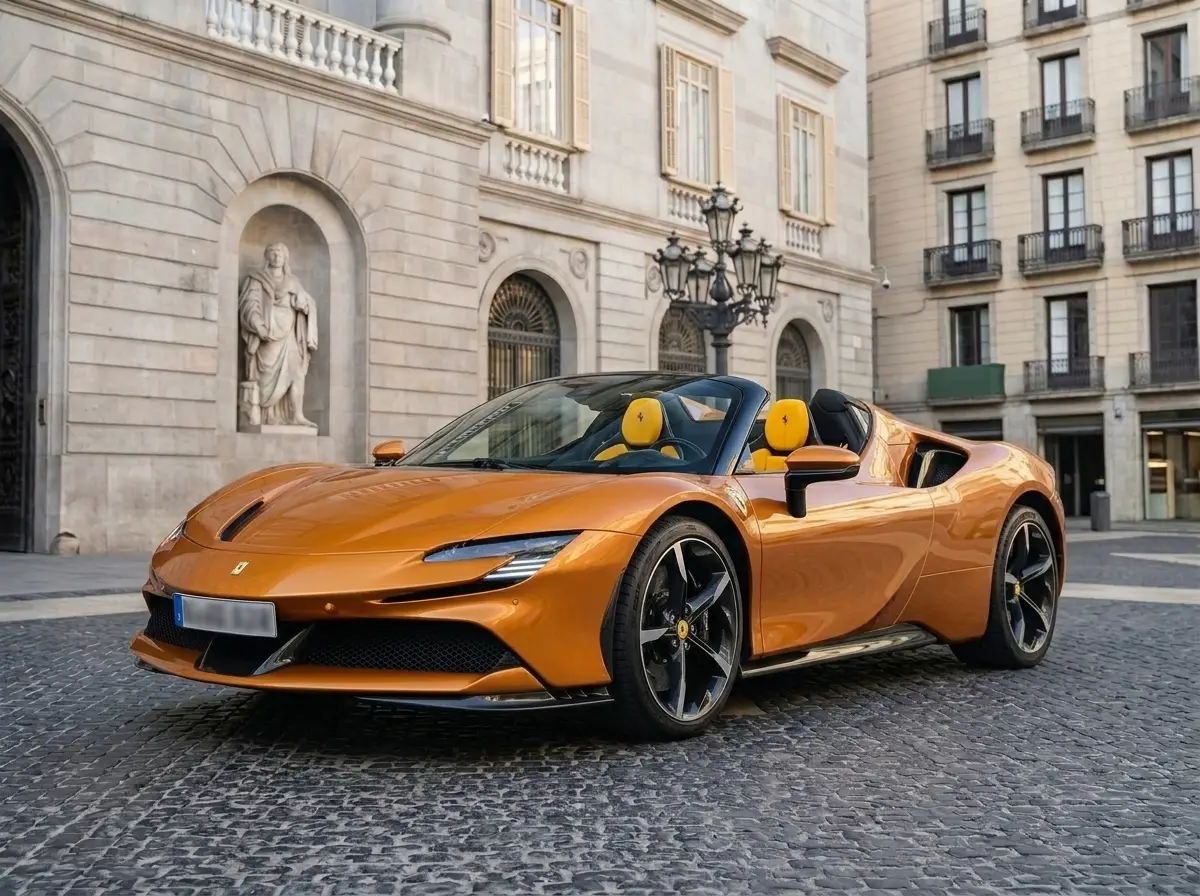 Ferrari SF90 Spider Tailor Made 2025 — Rome Luxury Car Rental, Рим. Ferrari SF90 Spider Tailor Made — гибридный кабриолет с отдачей 986 лошадиных сил, где…