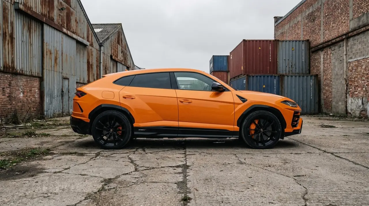 Lamborghini Urus S 2024, exterior — Rome Luxury Car Rental, Rome. Six hundred sixty-six horses for the Amalfi coast road