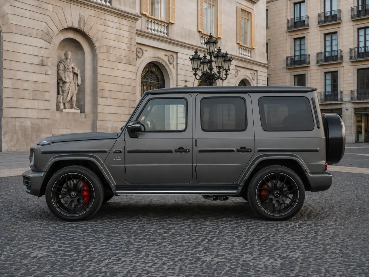 Mercedes Benz G63 2023, interni — Rome Luxury Car Rental, Roma. La Mercedes-Benz G63 del 2023 non passa inosservata: linee squadrate, cofano alto, una…