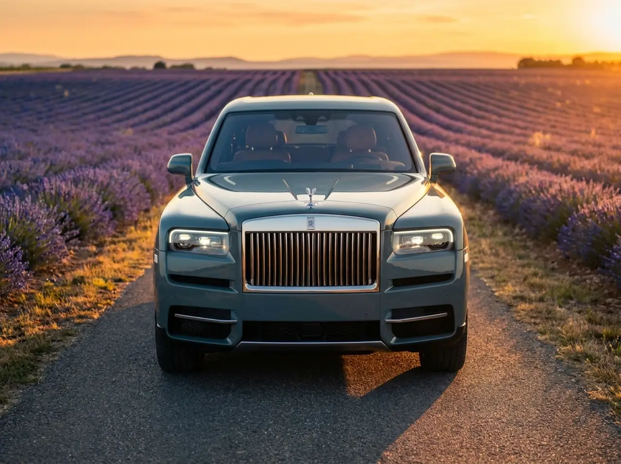 Rolls-Royce Cullinan 2025, vista posteriore — Rome Luxury Car Rental, Roma. La Rolls-Royce Cullinan 2025 porta nel segmento SUV di lusso un carattere che resta…