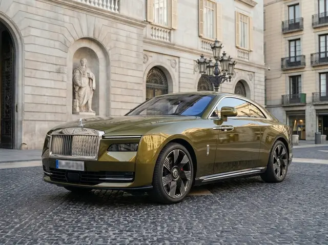 Rolls-Royce Spectre 2024 — Rome Luxury Car Rental, Roma
