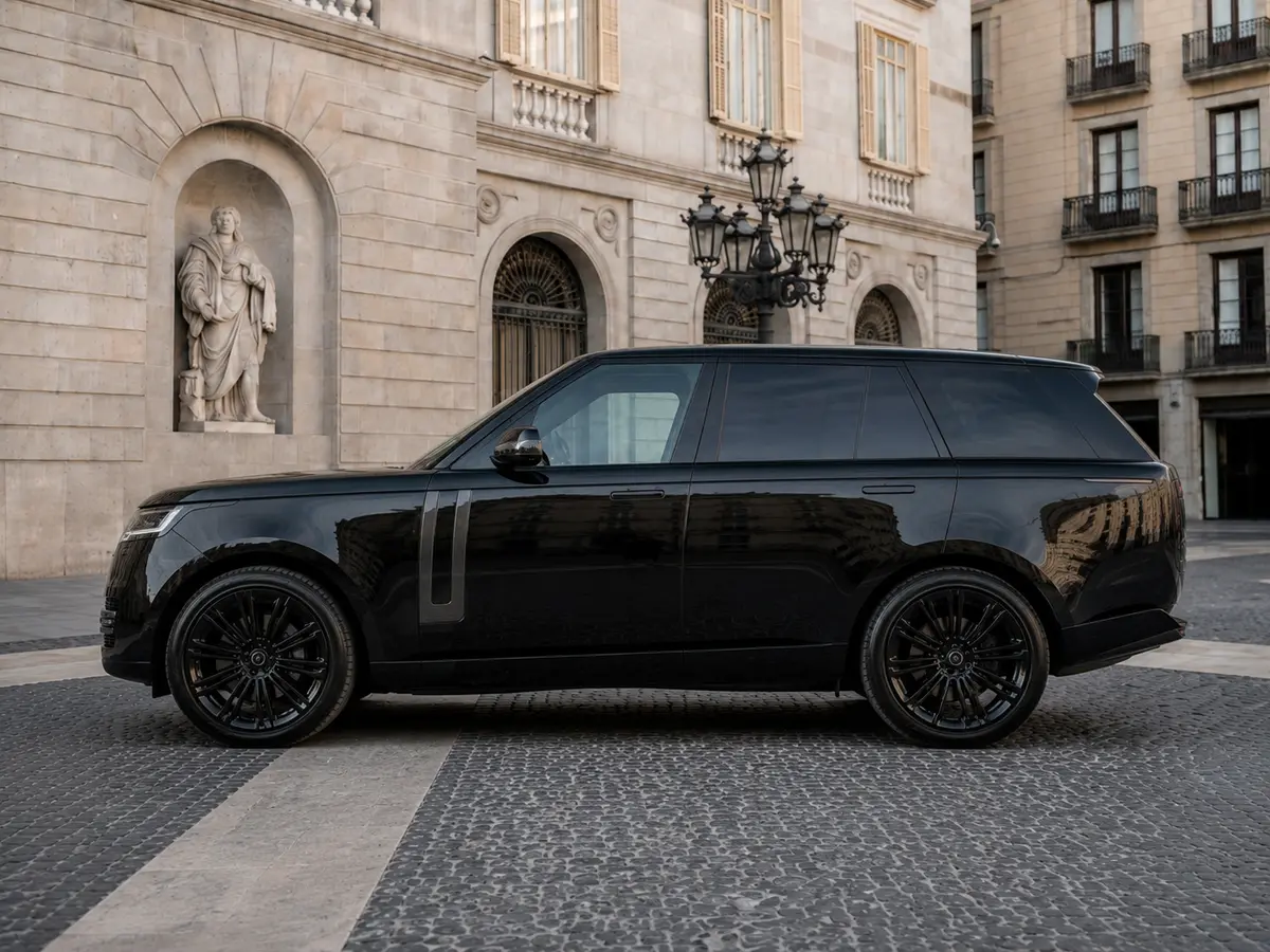 Rover Range Rover Autobiography D350 7s 2025, внешний вид — Rome Luxury Car Rental, Рим. Range Rover Autobiography D350 7s — семиместный внедорожник, где дизельные 350 лошадиных…