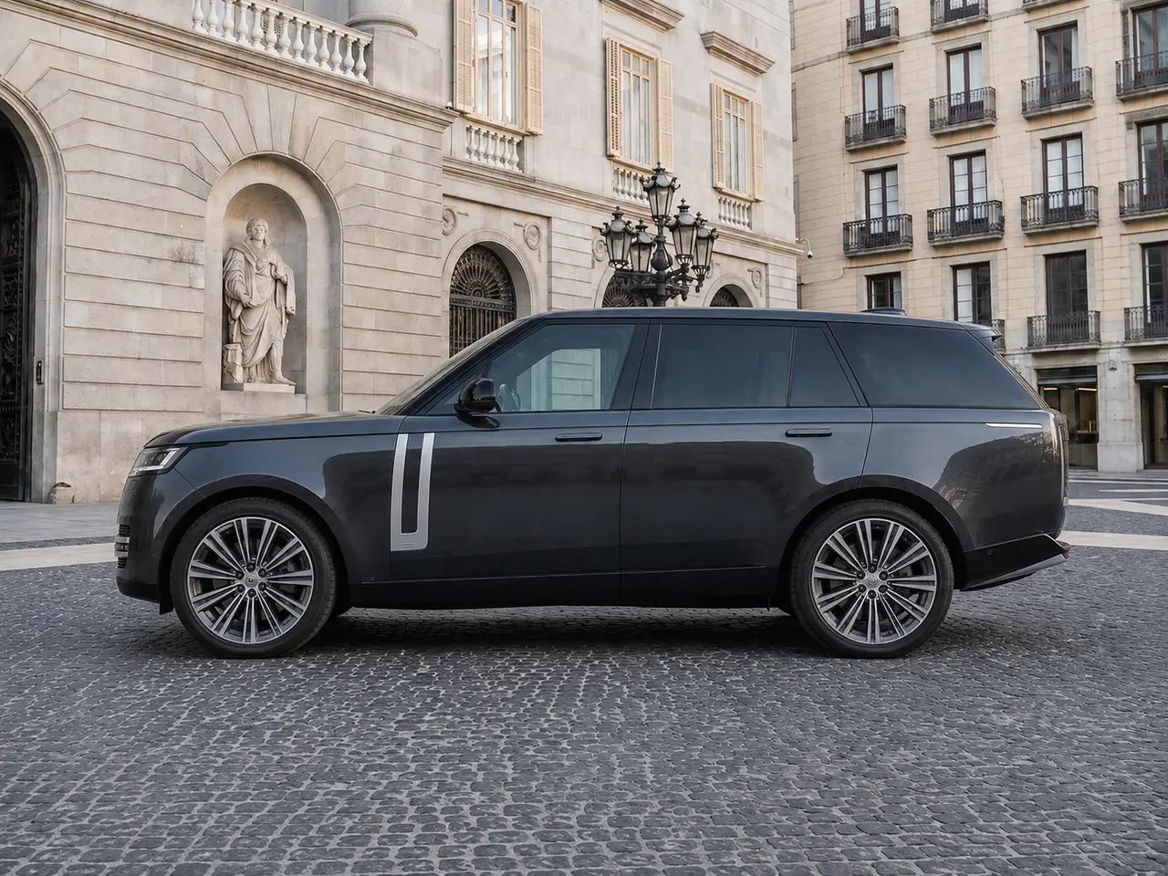 Rover Range Rover Autobiography P530 2026, внешний вид — Rome Luxury Car Rental, Рим. 2026 Range Rover Autobiography P530 — это внедорожник для тех, кто хочет проехать по Риму…