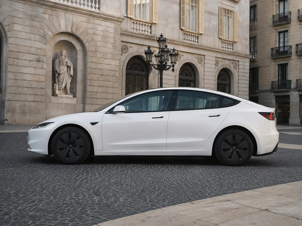 Tesla Model 3 Performance 2026, внешний вид — Rome Luxury Car Rental, Рим. Tesla Model 3 Performance 2026 года — самый динамичный серийный седан бренда: 510…